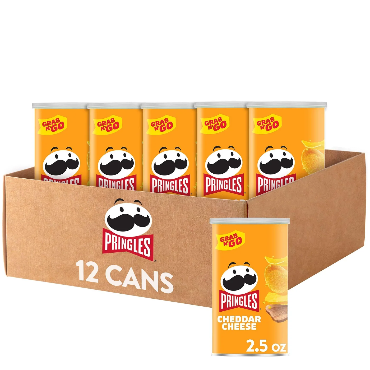 Cheddar Cheese Potato Crisps Snack Packs (12 Pack, 480g) c2rcu