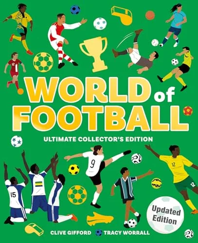 World of Football Premium Soccer Training Ball (Size 5, Professional Grade) uamk9