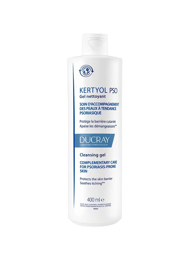 Ducray Kertyol P.S.O. Ultra-Rich Cleansing Gel for Scaly Skin Conditions (400 mL) 7m4th