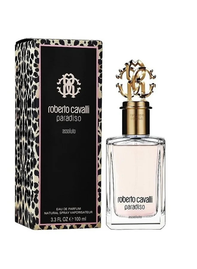 Roberto Cavalli Paradiso Assoluto Eau de Parfum Premium Floral Fragrance for Women (100 mL) vcjwc
