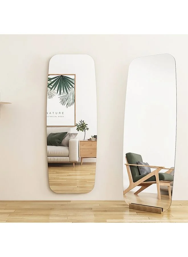 Keke Full Length Dressing Mirror Premium Floor Standing Mirror for Bedroom and Living Room (160 cm x 50 cm) zb29w