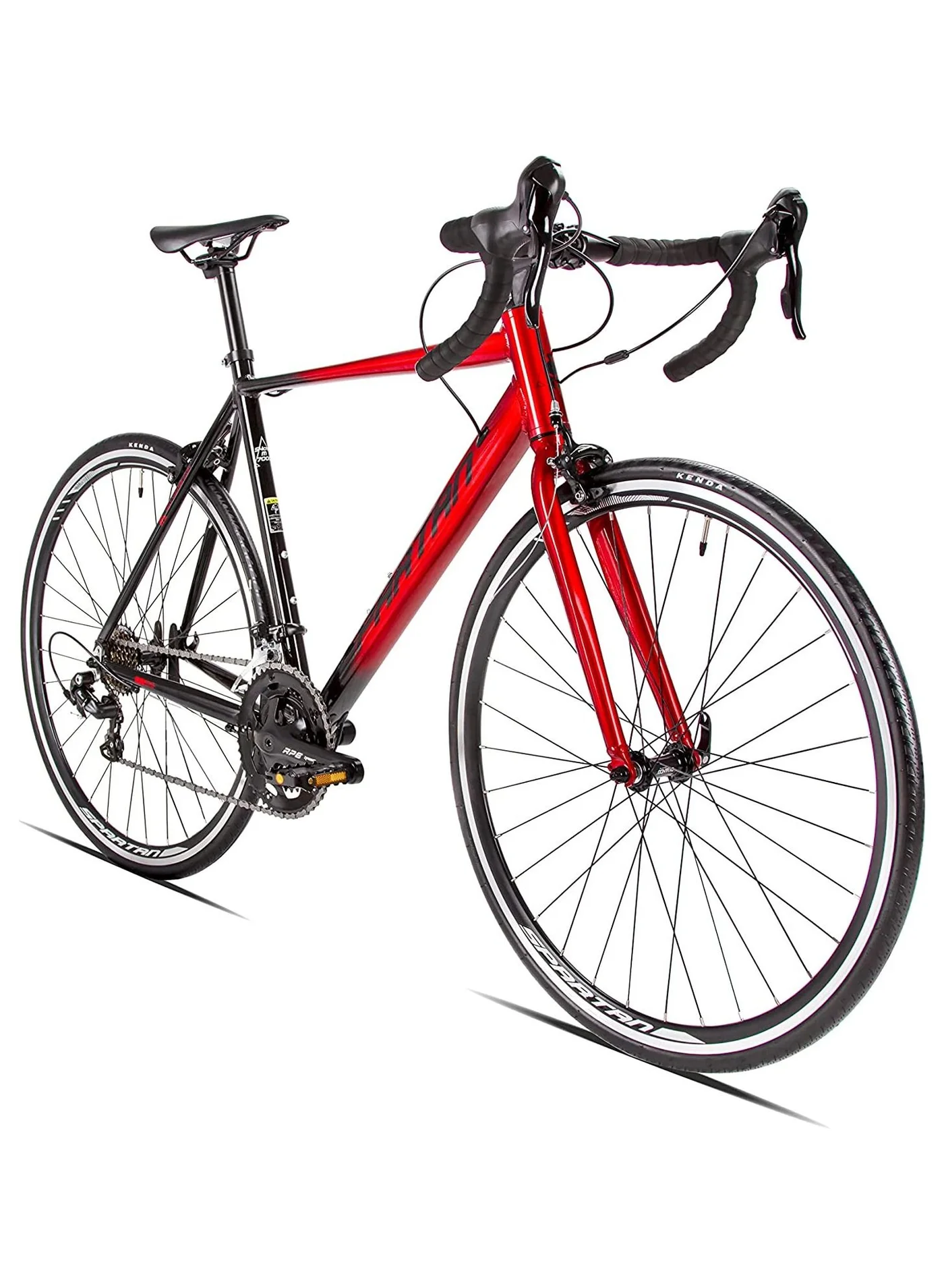 Spartan 700C Road Bike Lightweight Aluminium Alloy Frame 18-Speed Gear System for Adults (700C) 0v6au