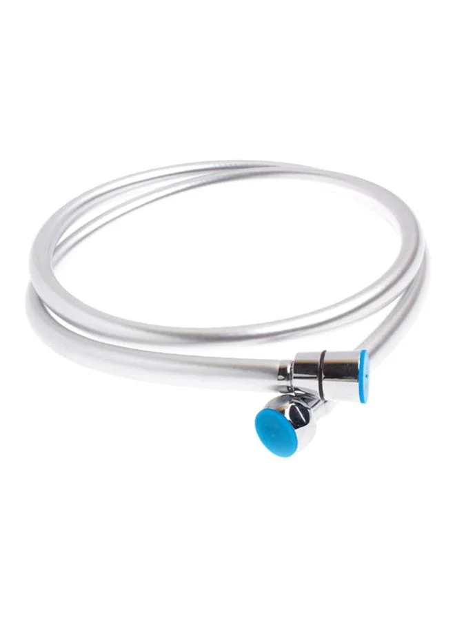 Blu Premium Shower Hose Flexible Chrome Finish (150 cm x 1.5 cm) y6jvd