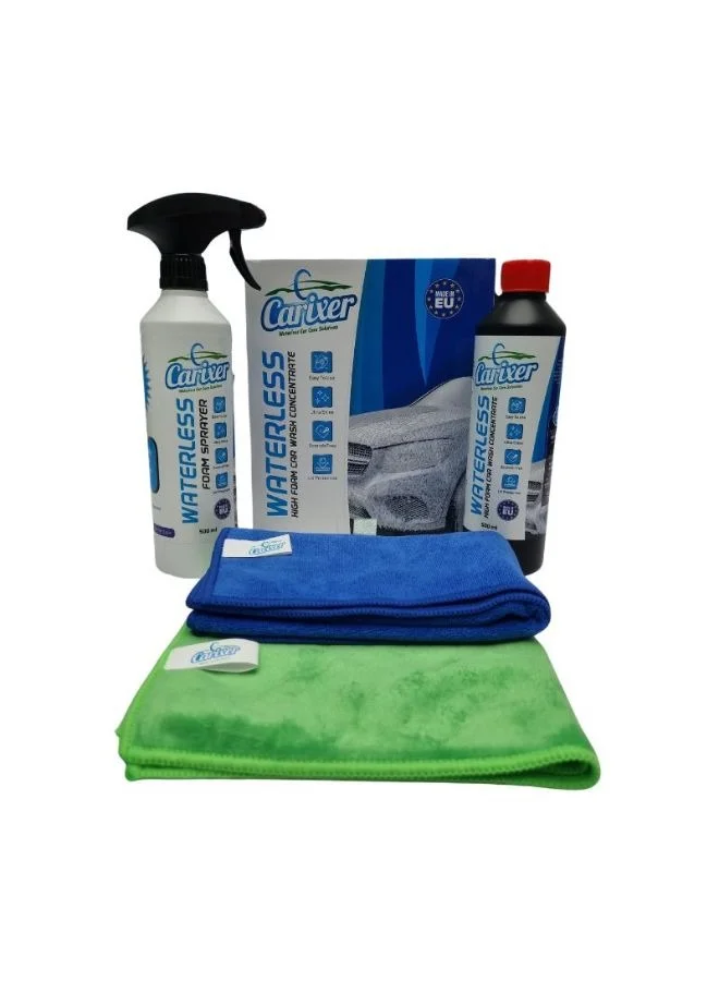 Carixer High Foam Waterless Car Wash Kit (Premium Cleaning Solution, 500 mL) 77lc3