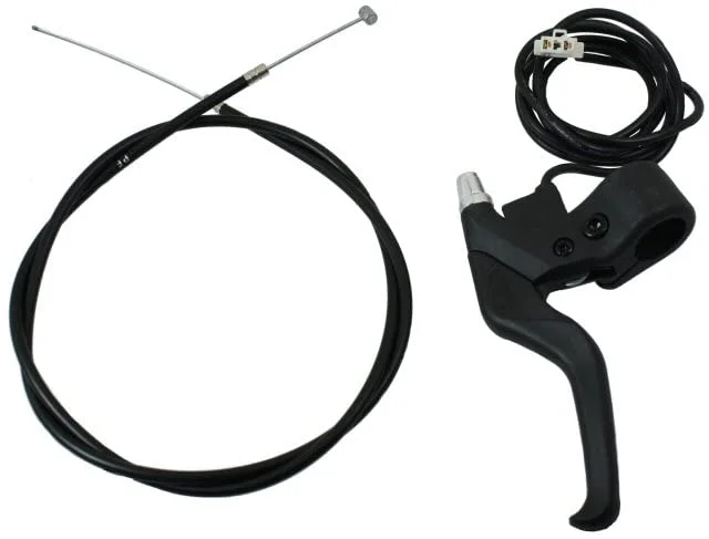 Universal Brake Lever Assembly for Electric Scooters Premium Metal Handle Control (1 Piece) v4w3k