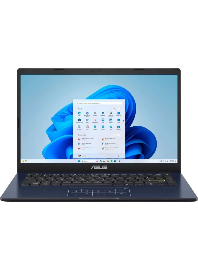 Premium 14-Inch FHD Laptop Intel Celeron N4500 4GB RAM 64GB SSD Windows 11 Professional Portable Computer (Black, 14-Inch) cw4bh
