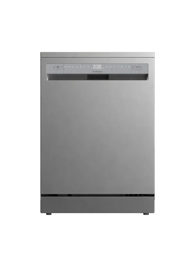 Premium Freestanding Dishwasher with 14 Place Setting Capacity and Inverter Motor (Stainless Steel, 9 Programs) b90tr