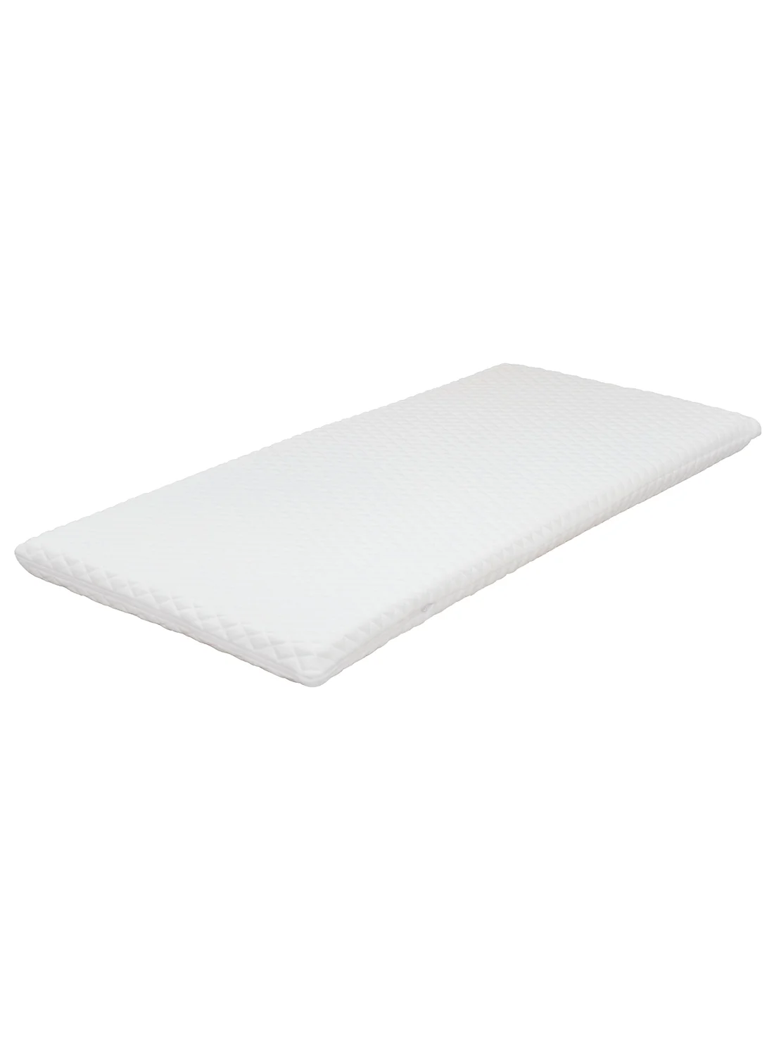 Moon Quilted Crib Mattress Premium Breathable Infant Bedding (White, 120 x 60 cm) u3mc3