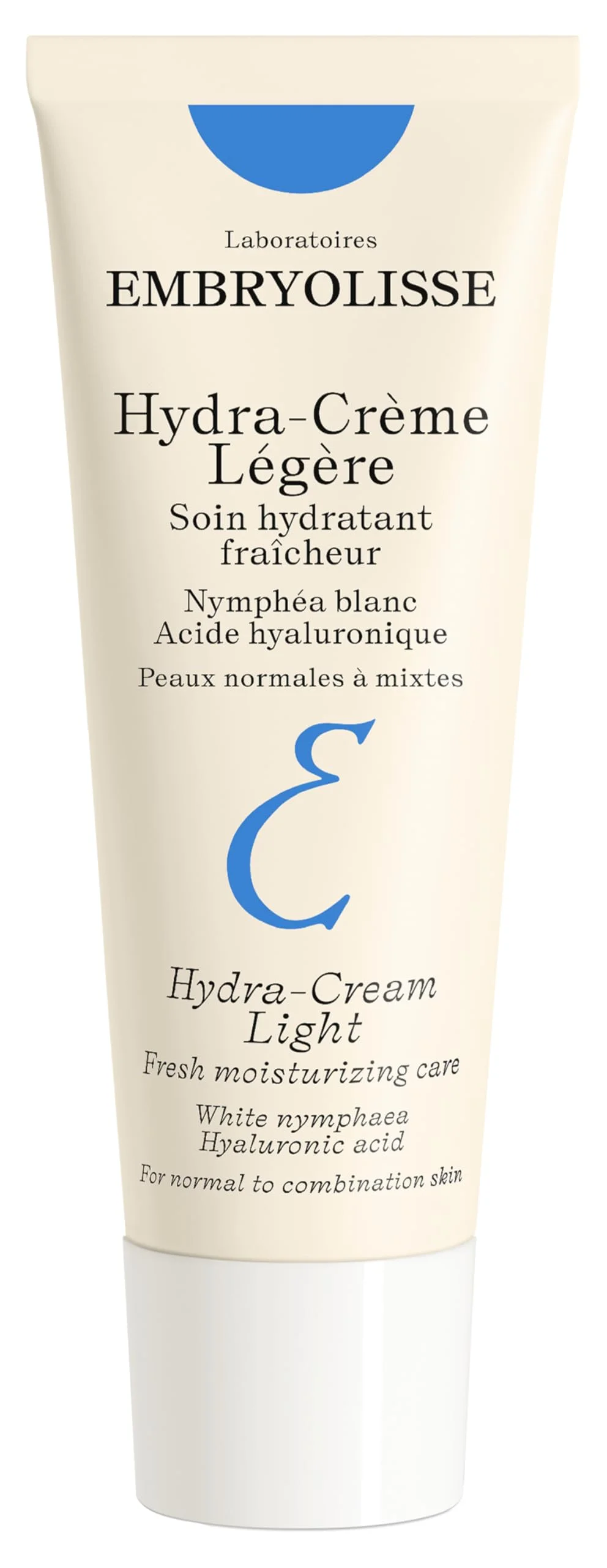 Embryolisse HydraCream Light Moisturizer Refreshing Gel Cream with Hyaluronic Acid and White Water Lily Extract for Normal to Combination Skin (40 mL) zi1gn