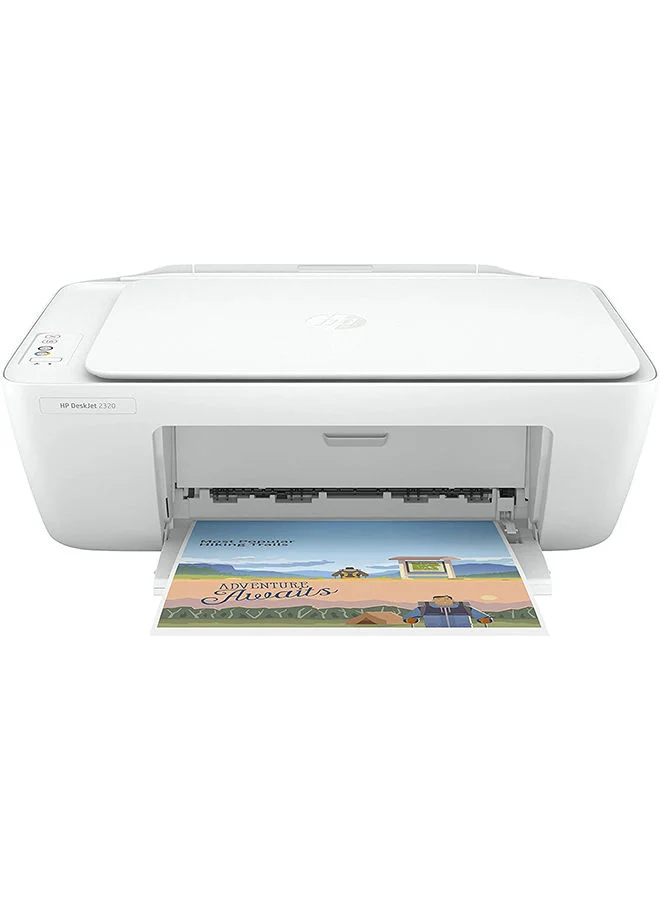 Compact All-In-One Inkjet Printer Scanner And Copier With USB Connectivity (White) 3z88h
