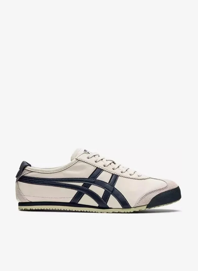 Premium Retro Low-Top Casual Sneakers (Beige/Navy, 42 EU) uoohm