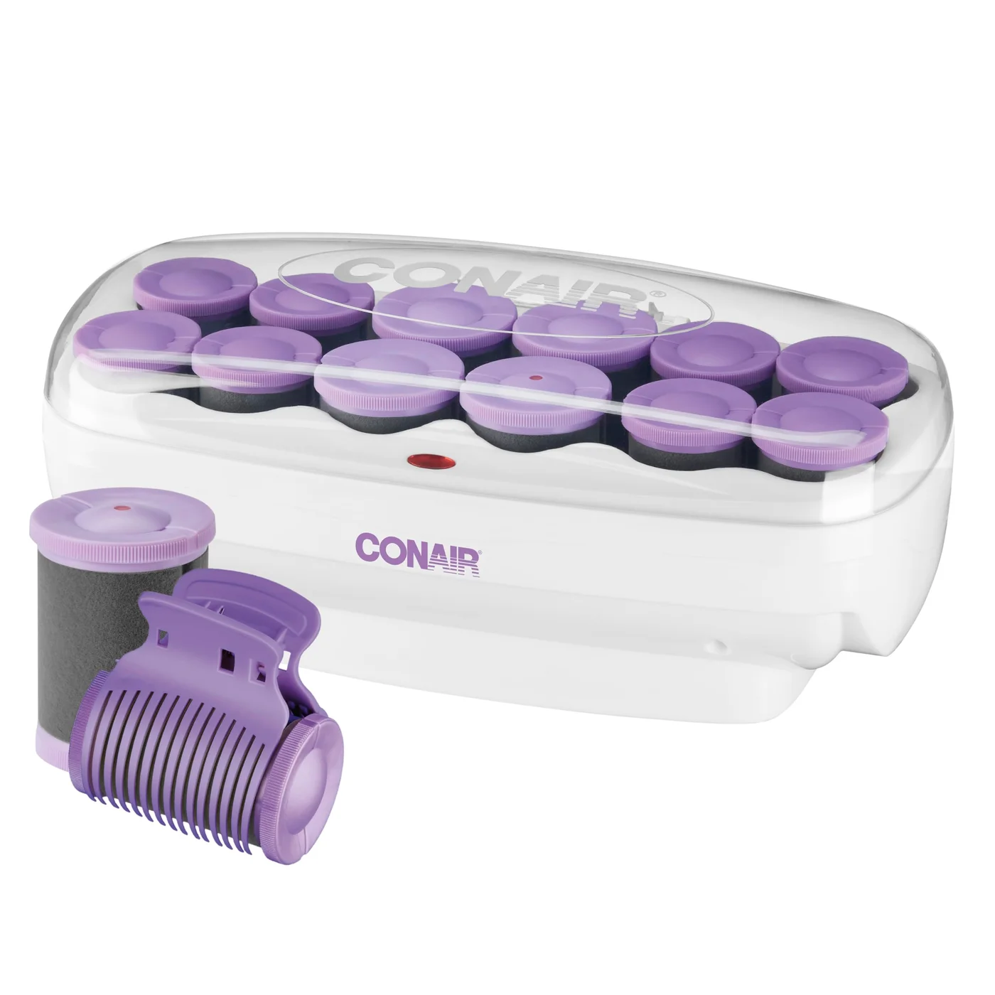 Premium Ceramic Heated Hair Roller Set for Voluminous Curls (12-Piece, 2.5 cm Rollers) aknda