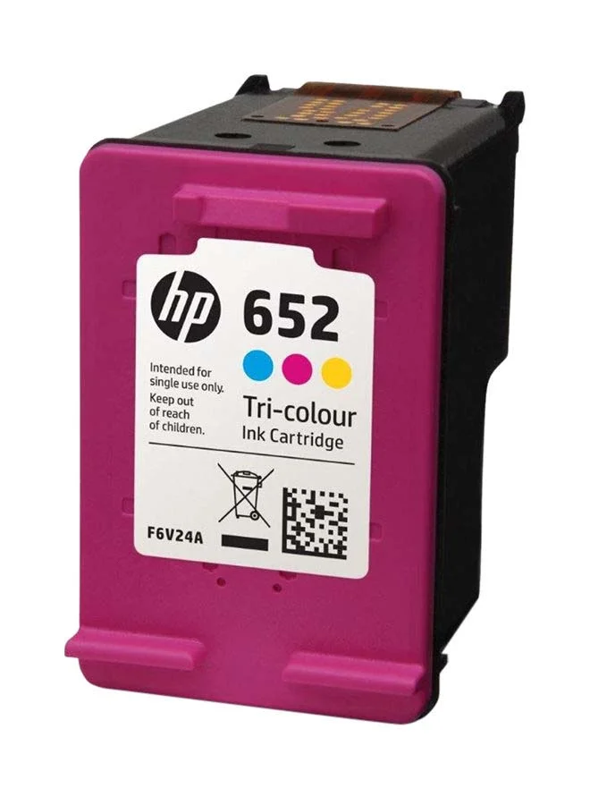 Premium Tri-Colour Ink Cartridge (Compatible with 652 Series) High-Yield Printing Supplies for Home and Office u52c4