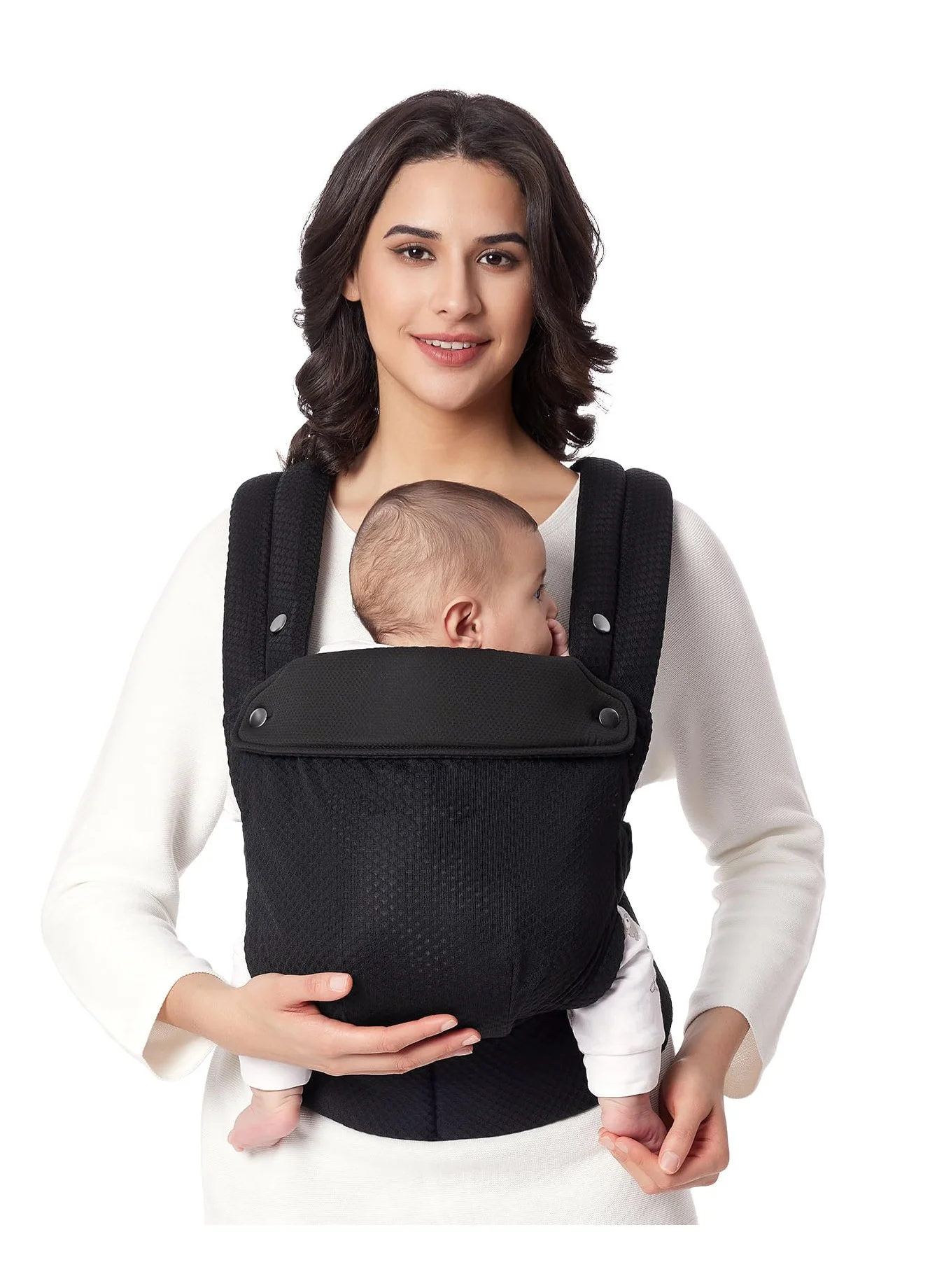 Arabest Ergonomic Baby Carrier for Newborn to Toddler (Adjustable, 3.2kg to 20kg) - Premium Hands-Free Infant Support zd1r3