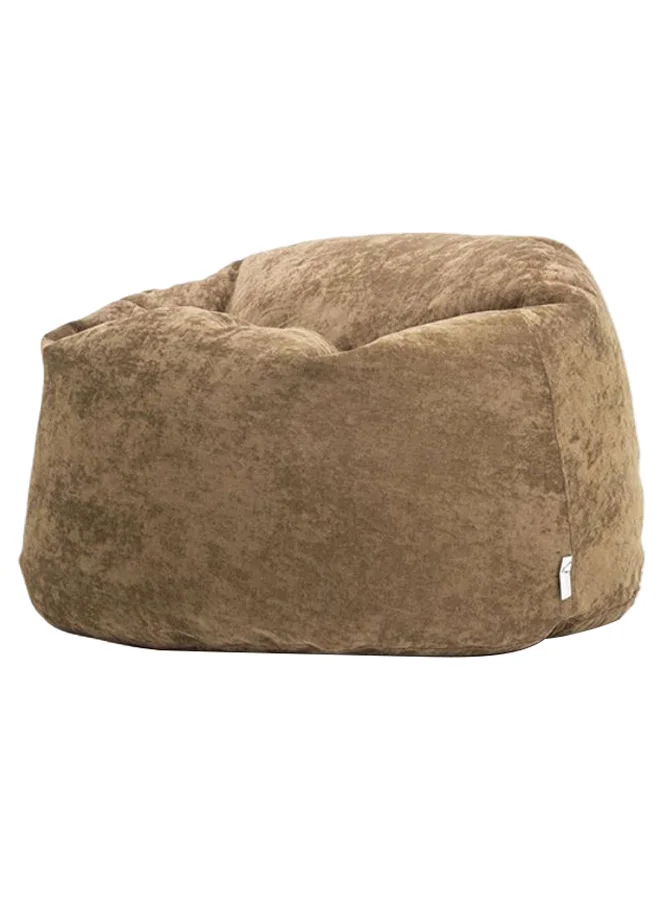 Penguin Standard Cloth Bean Bag Chair Premium Fabric Seating (Brown, 30 x 95cm) i7dqj