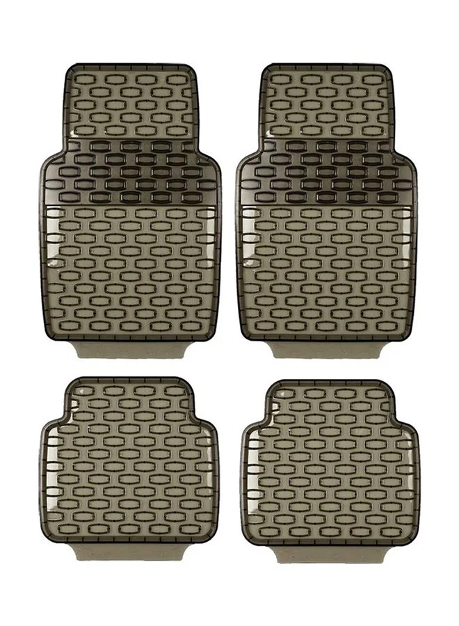 LP Durable All-Weather Car Floor Mat Set (4-Piece, Universal Fit, Washable, Heavy-Duty Protection) kjm4p