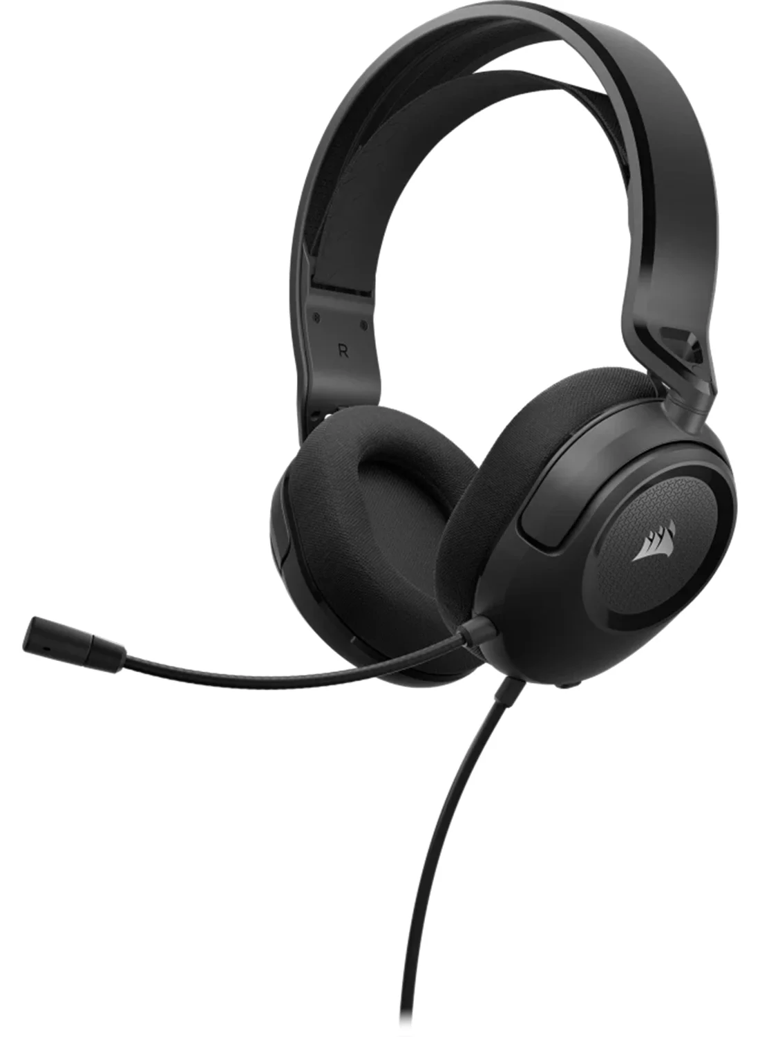 Premium Wired Gaming Headset with Noise-Canceling Microphone and Comfortable Memory Foam Ear Cushions (Carbon, One Size) 3jri9
