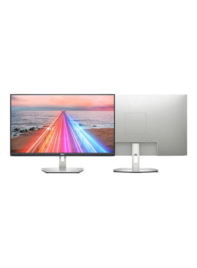 Premium 27-Inch FHD IPS Monitor 1080p Display with 75Hz Refresh Rate and Tilt Adjustable Stand (Silver, 27-Inch) v33tk