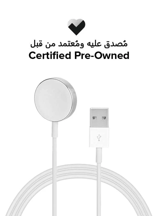 Premium Smart Magnetic Charging Cable for Smartwatches (1m, White) l4z0x