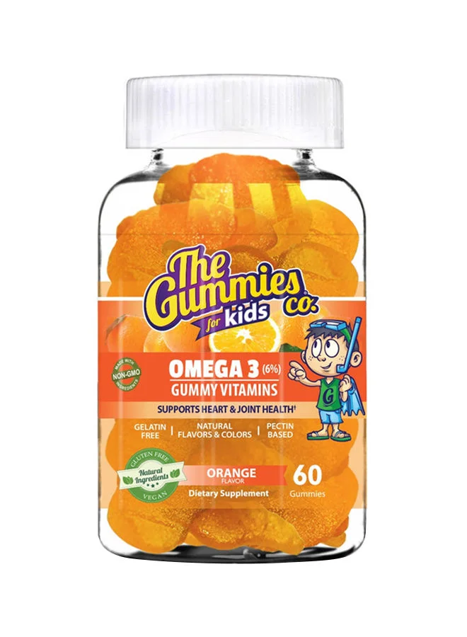 The Gummies Co Omega 3 Supplement for Kids Premium Fruit Flavored Chewables (60 Gummies) ocv4l