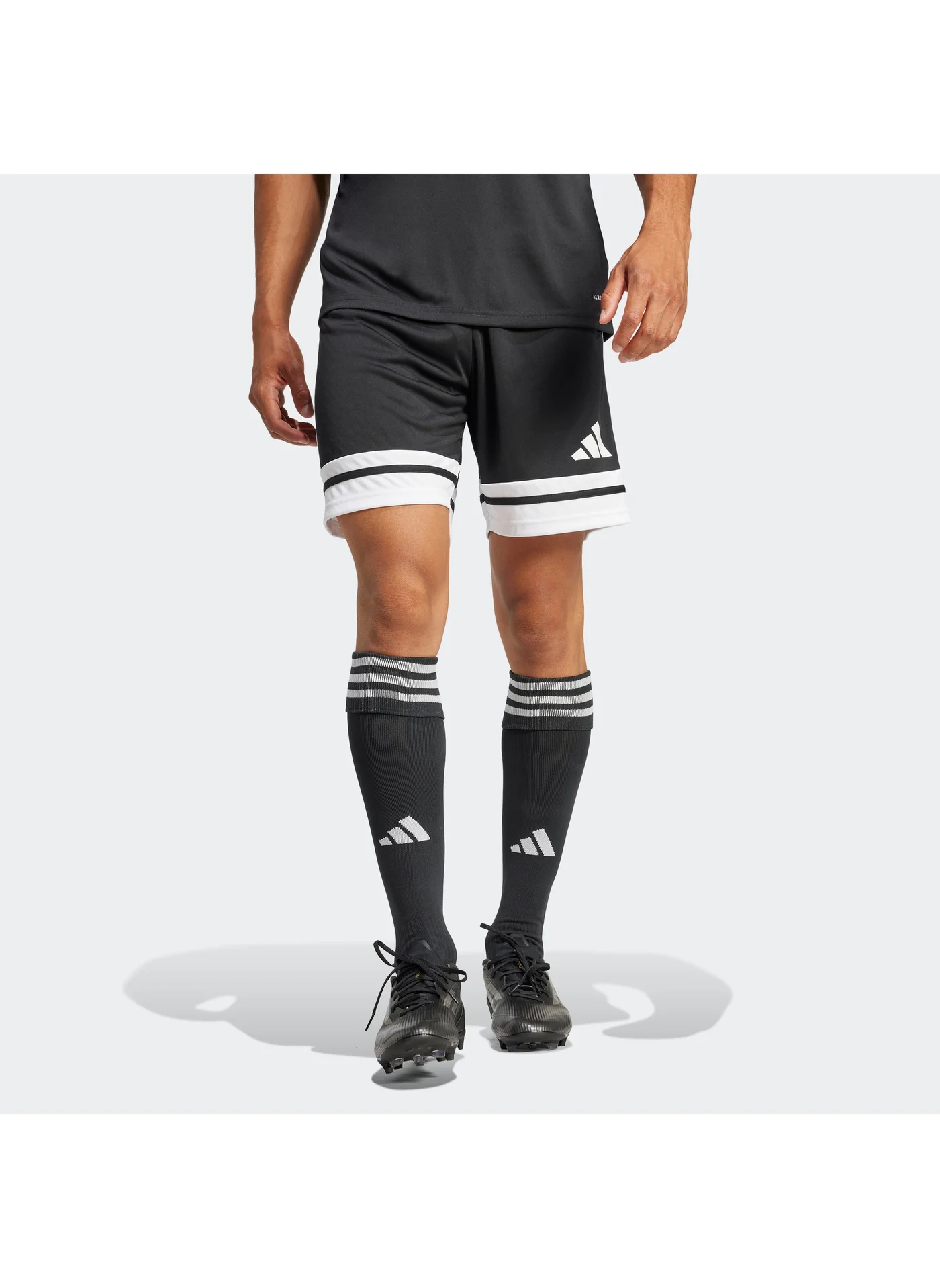 Sport Squadra25 Performance Athletic Shorts (Lightweight Breathable Fabric, For Men, Black, Large) b34m2