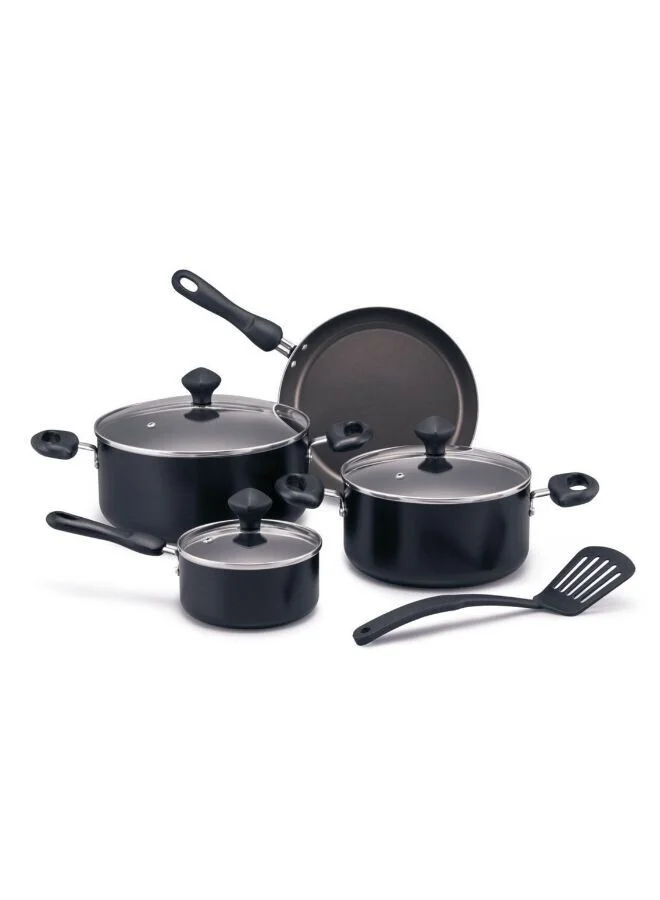 Premium Non-Stick Cookware Set Aluminum Pots and Pans with Induction Base (8 Pieces, 2.8 L) in6c1