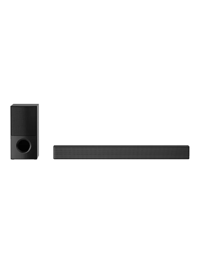 Ultra-HD 4.1 Channel 600W Sound Bar System with DTS Virtual:X and AI Sound Pro (Black, 90 cm) j6t2n