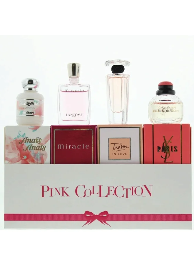 Premium Fragrance Mini Gift Set (Pink, 23.5 mL) - Elegant Travel-Sized Collection for Women oidqf