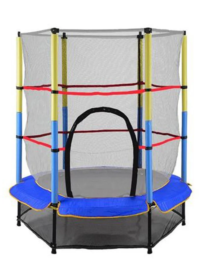 JSAITOYS Indoor Mini Trampoline for Kids with Safety Enclosure Net (140x140x160cm) rl2jm