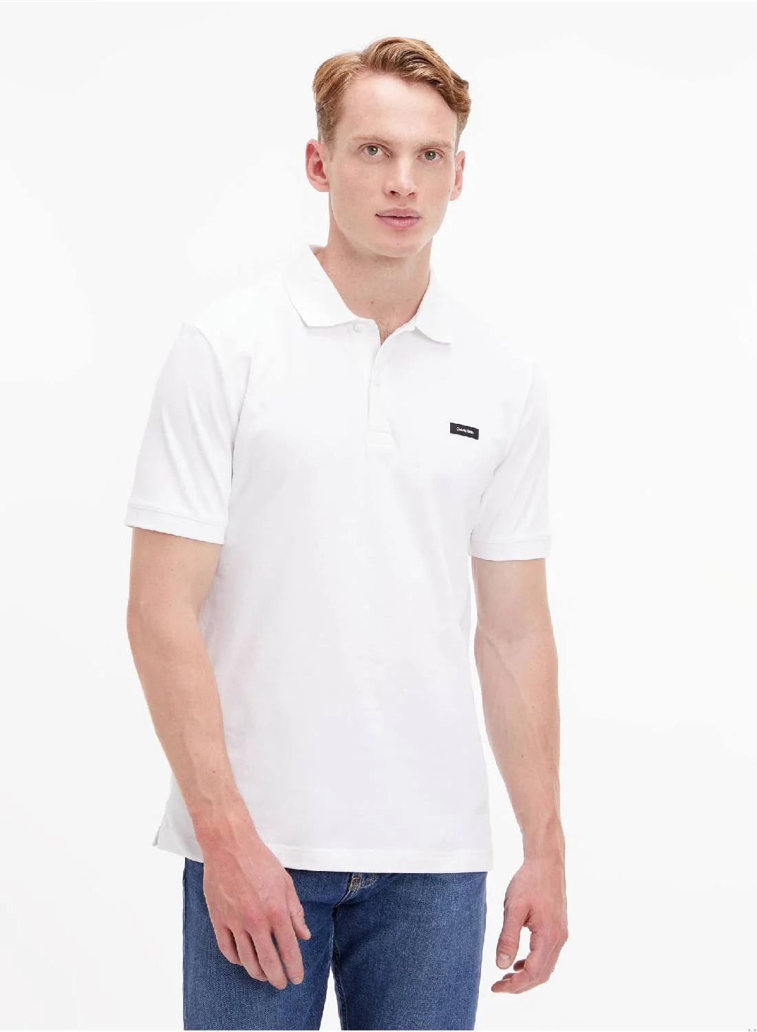 Premium Slim Fit Polo Shirt Breathable Cotton Fabric For Men (Solid Color, Medium) xqohr