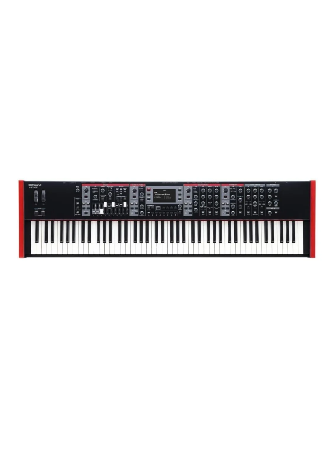 Premium 88-Key Digital Stage Piano Professional Weighted Action Keyboard for Live Performance (Black, 88-Key) 8sx6j