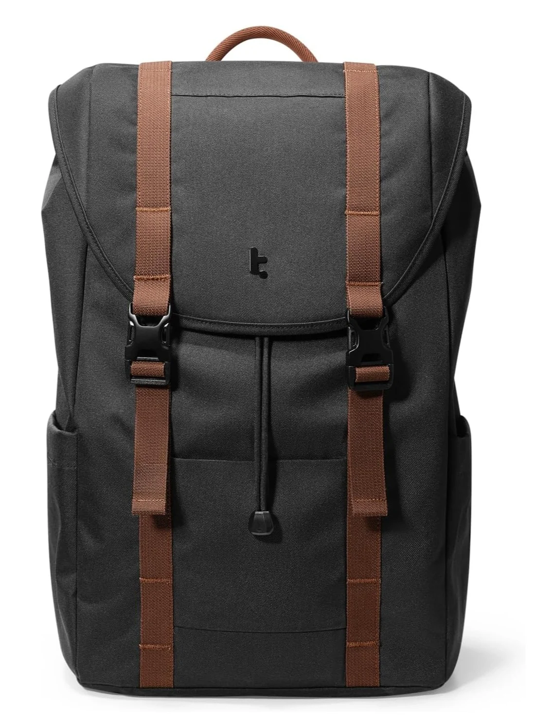 VintPack Flap Laptop Backpack, Water-Resistant Travel Daypack, Slim Durable Work Rucksack for 13-16 Inch Laptops (17L) 4sm2m