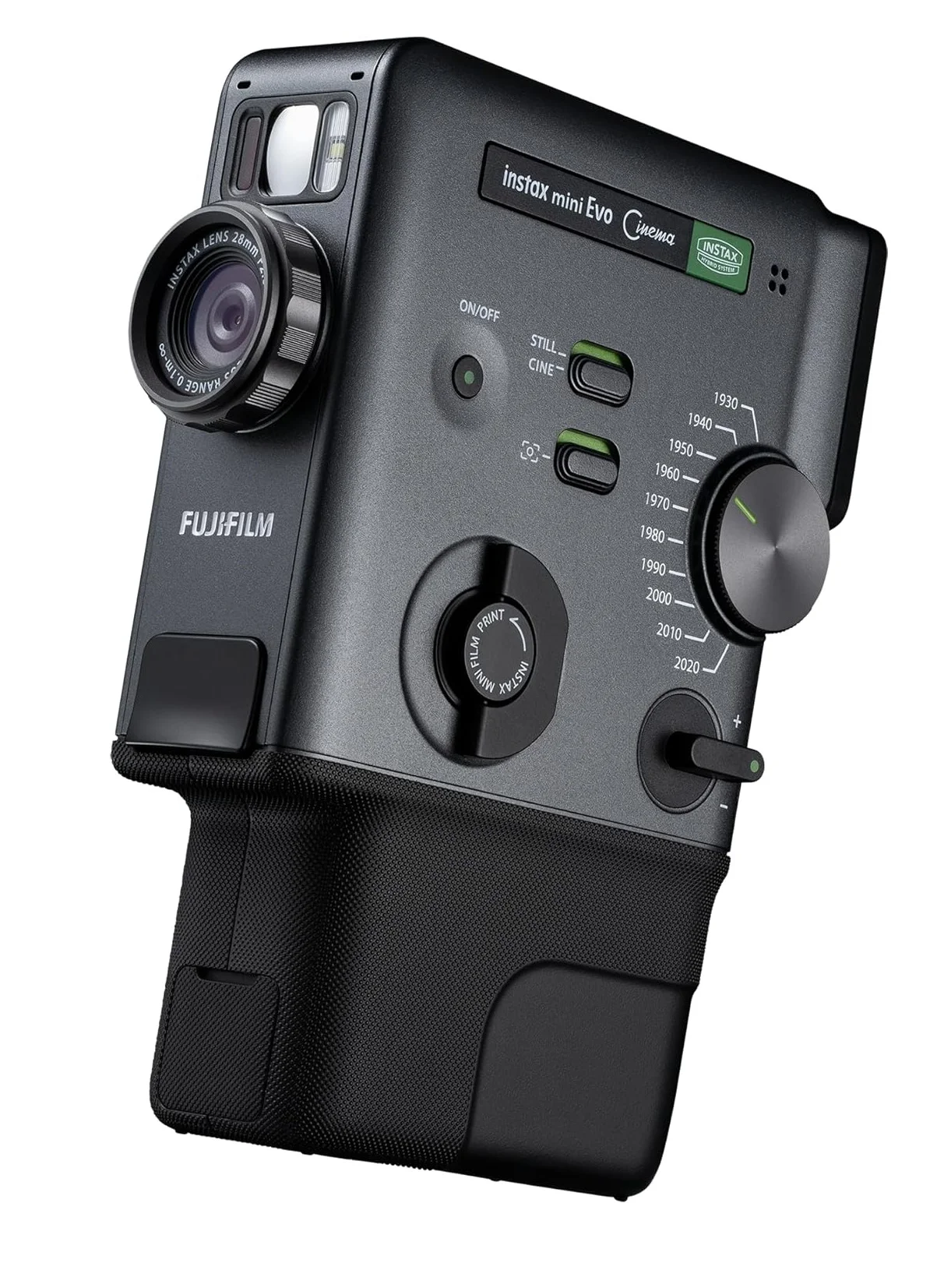 Hybrid Instant Digital Camera with 10 Lens & Film Effects, Video Capture & QR Playback (Black) gtrdk