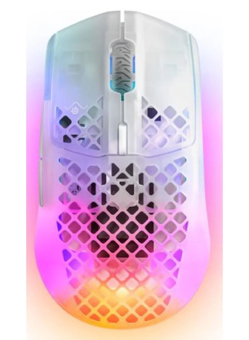 Premium Ultra-Lightweight Wireless Gaming Mouse High-Precision Optical Sensor Ergonomic Design (White) lm7qs