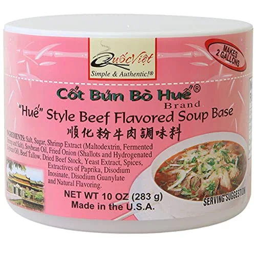 Quoc Viet Foods Beef Flavored Soup Base for Bun Bo Hue Style (283 g) 1l0n2