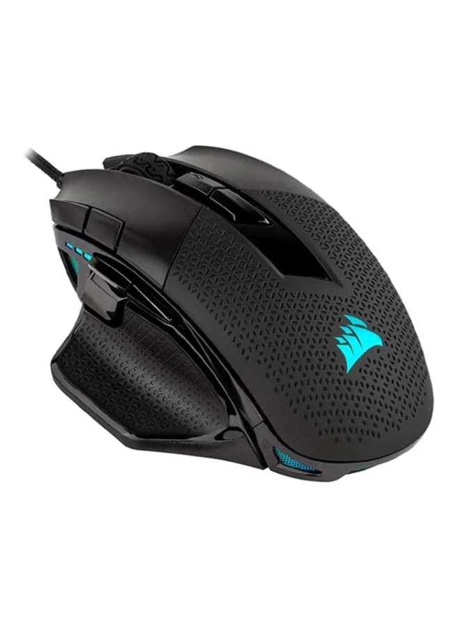 Premium Tunable Wired Gaming Mouse for FPS and MOBA PC Games (Black, 18000 DPI) t2s4j