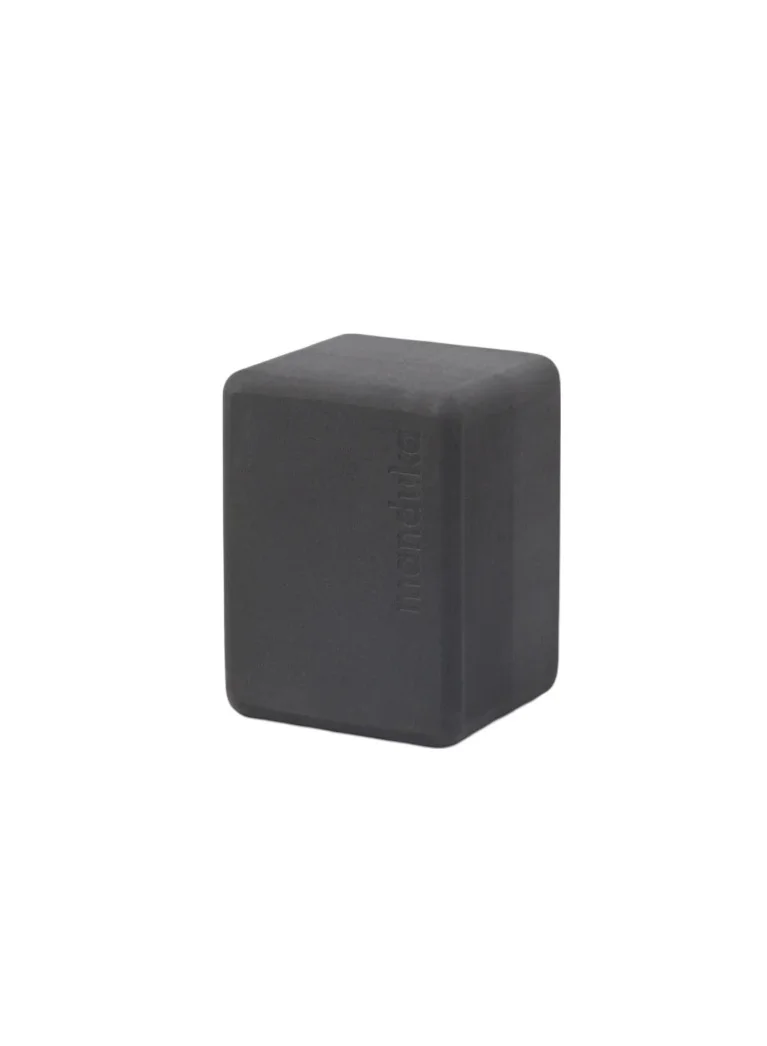 Premium Mini Yoga Block High-Density Foam Support for Travel and Stretching (Thunder, 15 cm x 10 cm x 5 cm) 9ahxh