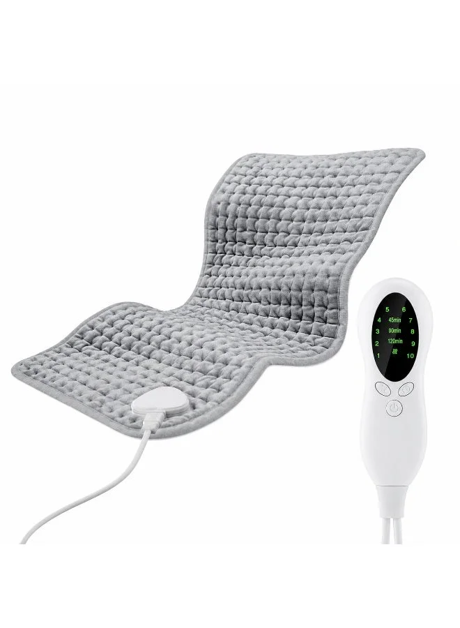 Celeritek Electric Heating Pad for Back Shoulder and Neck Relief (Premium Soft Fabric, 10 Heat Settings, 76x40 cm) o7suz
