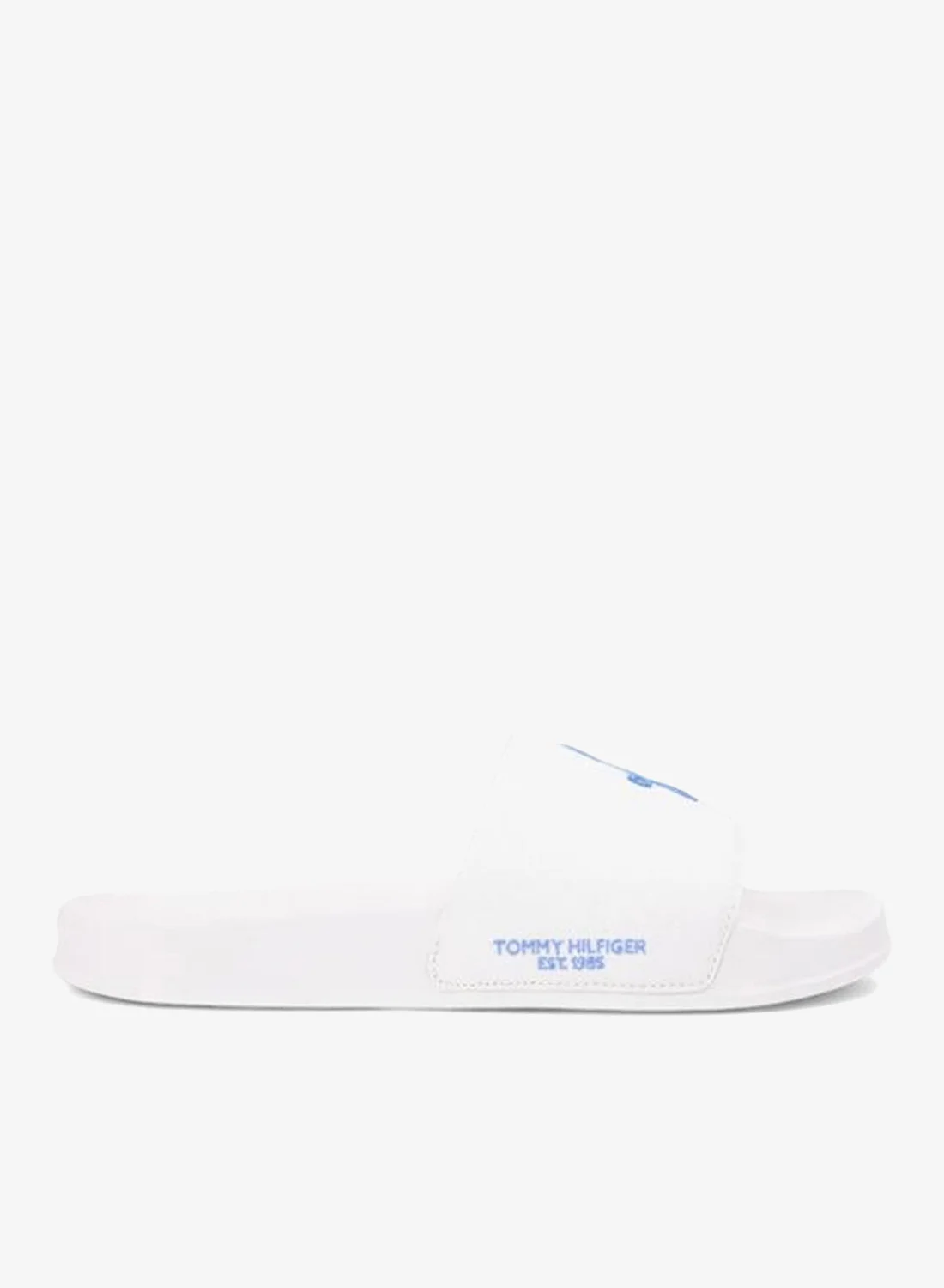 Premium Logo Embroidered Canvas Pool Slides Lightweight Comfortable Summer Sandals (Black, 40 EU) 2vlq1