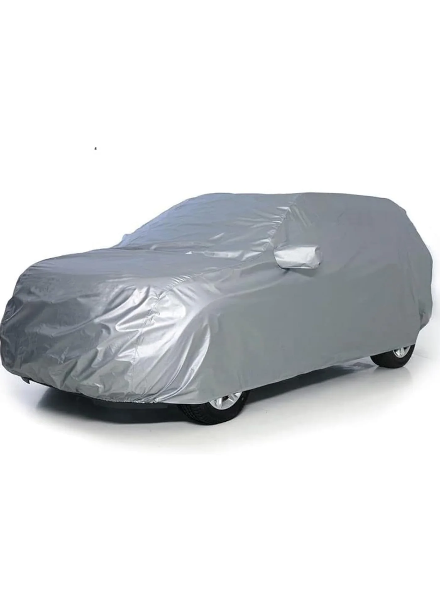 MTS Premium Waterproof Car Cover for Large SUVs All-Weather Outdoor UV Protection (Silver, Universal Fit) zbgyq