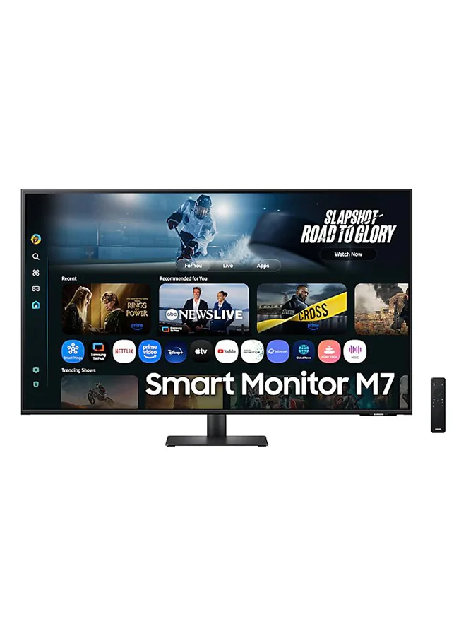 Premium 43-inch 4K Smart Monitor with Ultra-HD AI Picture Optimizer and Built-in Speakers (Black, 109 cm) k2bof