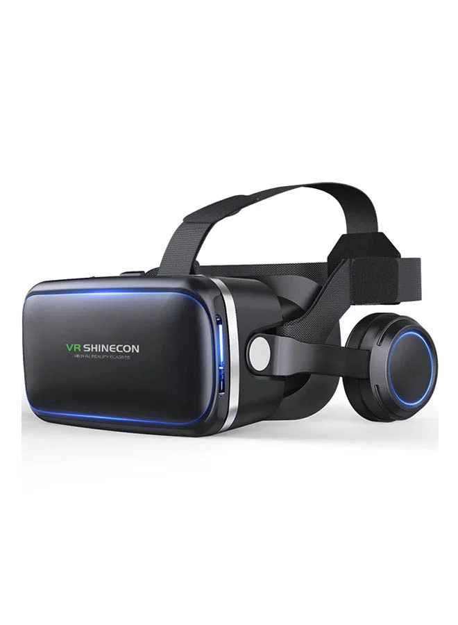 Shinecon 7th Generation VR 3D Virtual Reality Headset Immersive Gaming Glasses (Black, Universal Size) jglh1
