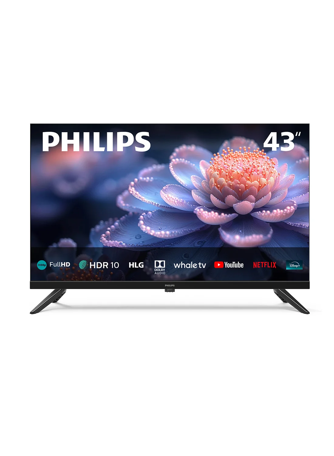 Premium 43-inch Smart LED TV Full HD Display with Dolby Audio and Integrated Streaming OS (Black, 109 cm) p2d7c