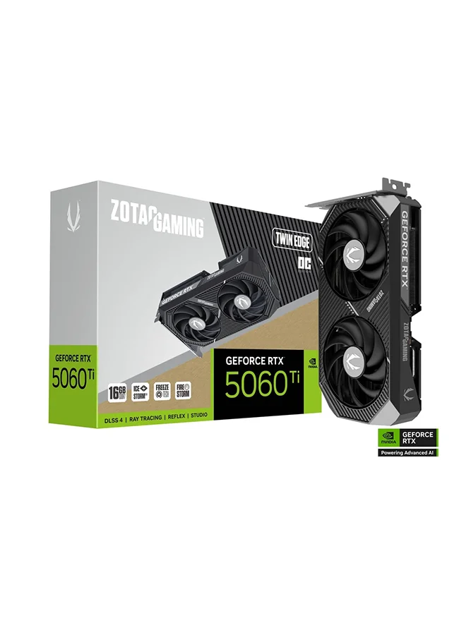 Premium Dual Fan Graphics Card 16GB GDDR7 Overclocked Edition (Compact SFF Design, 8K Ready, PCIe 5.0) guxt0