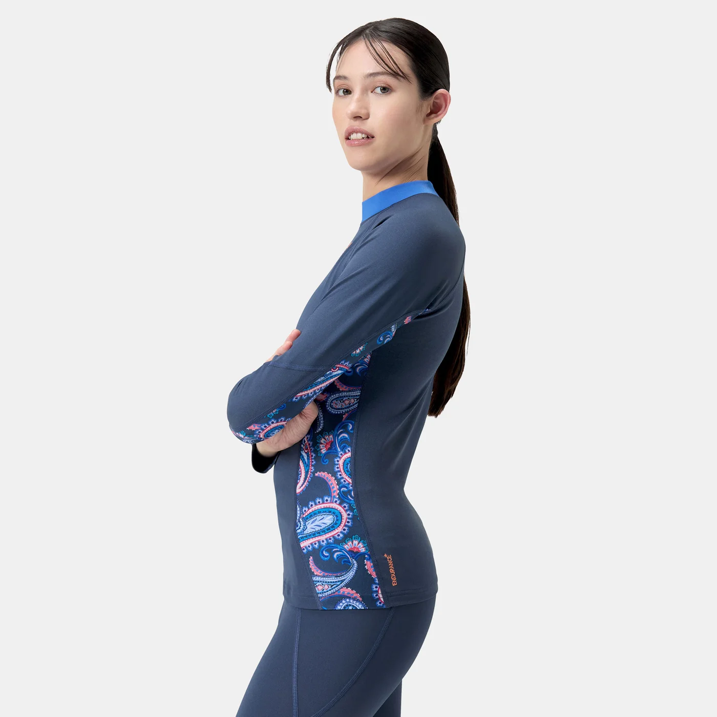 Premium Women's Long Sleeve Rashguard Swim Top UV Protection Athletic Swimwear (Black, Medium) ork12