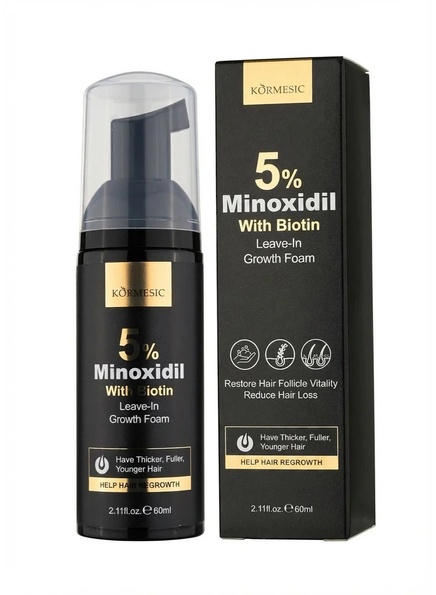 Kormesic Hair Volumizing Foam with Biotin for Men (60 mL) ktsbc