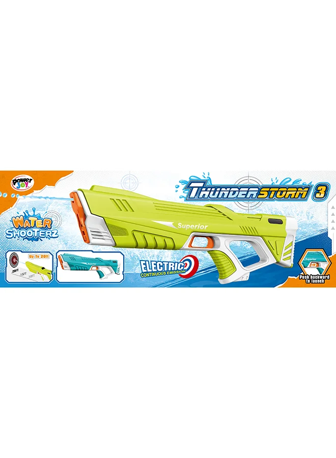 Power Joy Thunderstorm Water Blaster High-Pressure Outdoor Toy (Assorted Colors, 30 cm) p9ejl