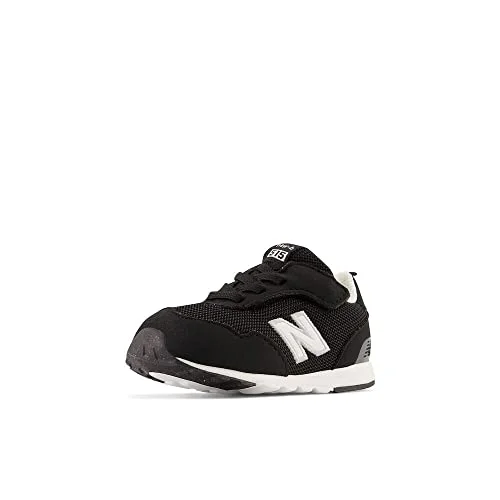 Premium Hook and Loop Athletic Sneakers for Toddlers (Black and White, 6 Toddler) 9ji2b