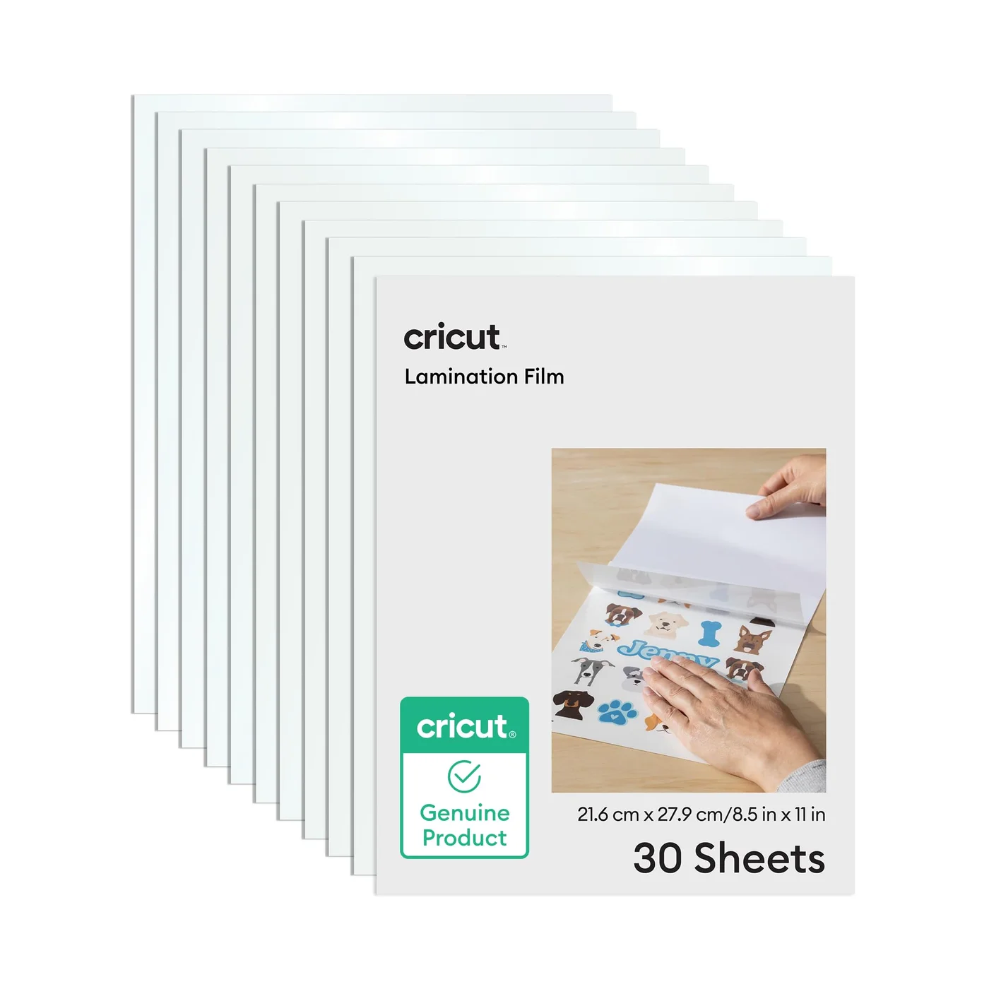 Premium Self-Adhesive Laminating Sheets for Stickers and Crafts (Holographic and Transparent, 30 Count, 21.6 cm x 27.9 cm) s4mck
