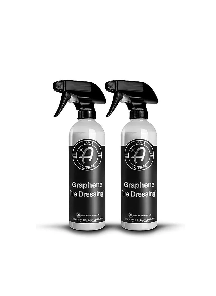 Adam's Polishes Graphene Tire Dressing Premium Deep Black Finish (2-Pack, 946 mL) lfi9g